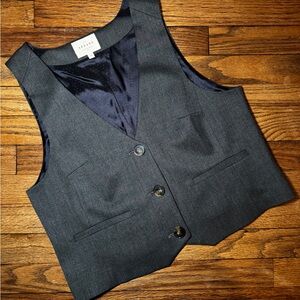 Sezane Charcoal Gray Women's Vest